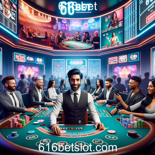 Experiência Imersiva: Cassino ao Vivo no 616 Bet